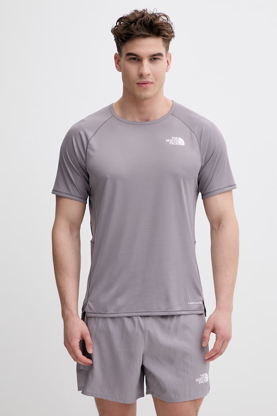 The North Face t-shirt treningowy męski SUNRISER fioletowy NF0A8BBPG7O1