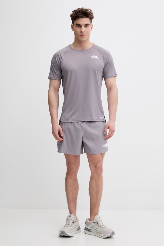 The North Face t-shirt treningowy męski SUNRISER NF0A8BBPG7O1 fioletowy SS26