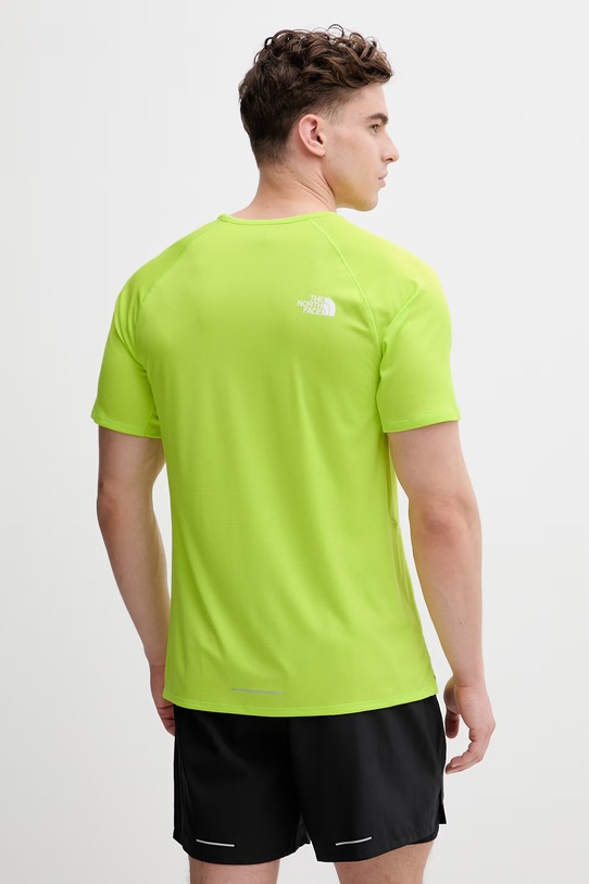 Odzież The North Face t-shirt treningowy męski SUNRISER NF0A8BBPRIQ1 zielony