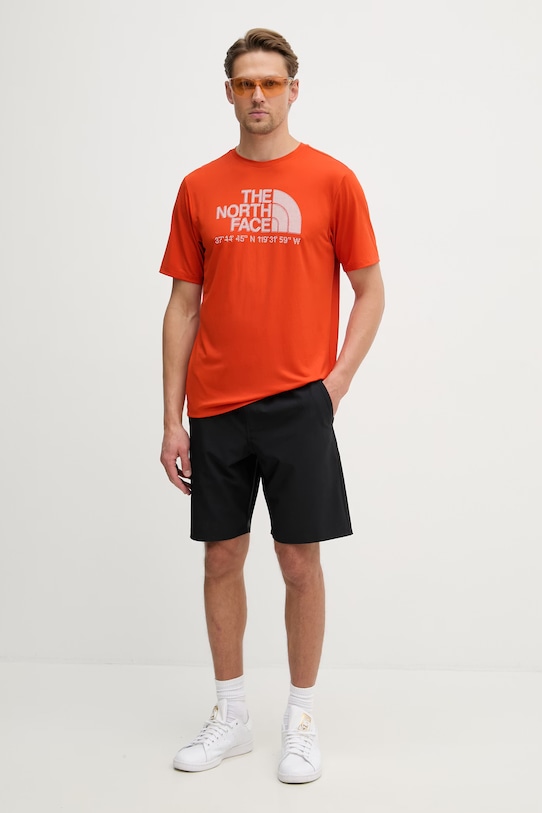 The North Face tričko pánske LOGO GRAPHIC NF0A8BEJG6L1 oranžová SS26