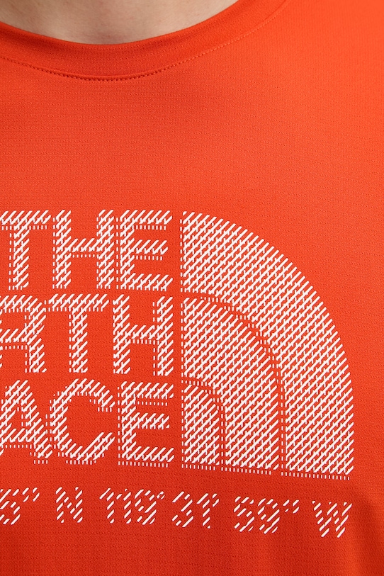 The North Face tričko pánske LOGO GRAPHIC NF0A8BEJG6L1 oranžová