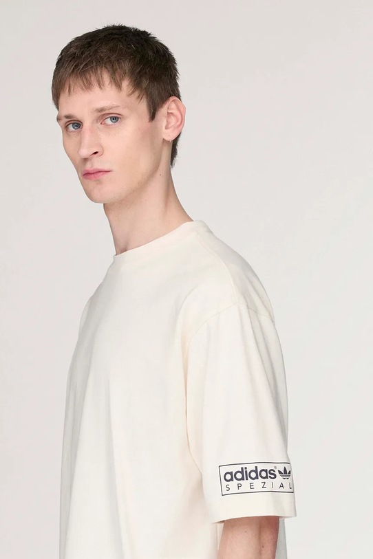 adidas Originals x SPZL T-shirt męski bawełniany KF6813 beżowy