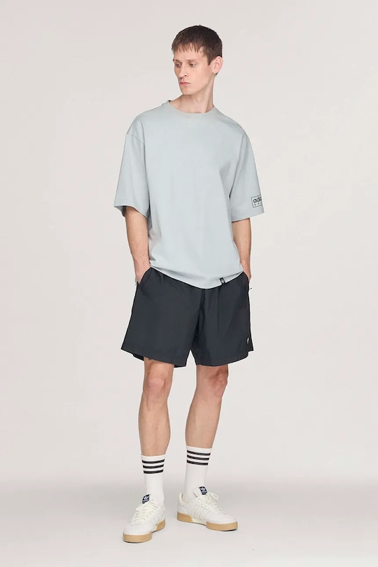 adidas Originals x SPZL T-shirt bawełniany męski KR2731 turkusowy SS26