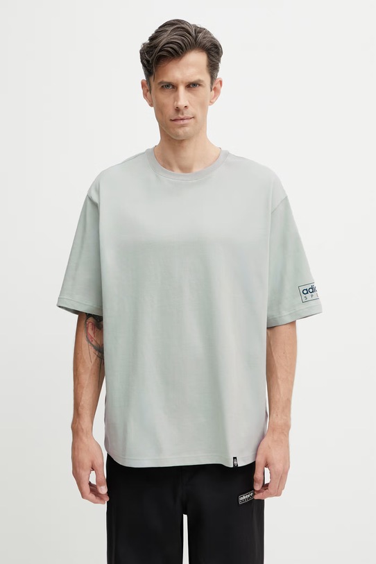 Odjeća adidas Originals x SPZL majica od pamuka za muškarce KR2731 tirkizna