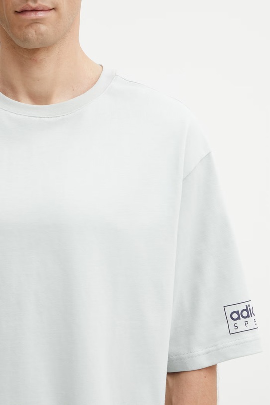 adidas Originals x SPZL majica od pamuka za muškarce KR2731 tirkizna