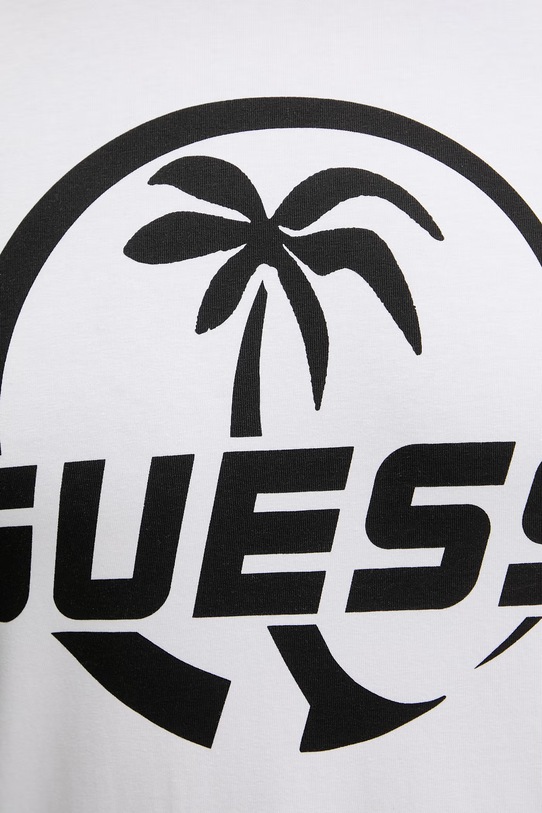 Guess t-shirt męski bawełniany F6GI00.J1314 biały