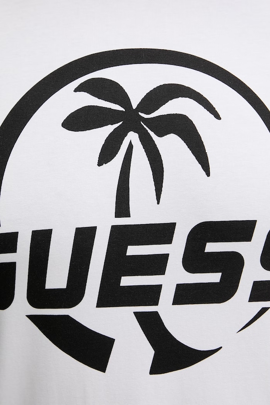 Guess t-shirt męski bawełniany F6GI00.J1314 biały