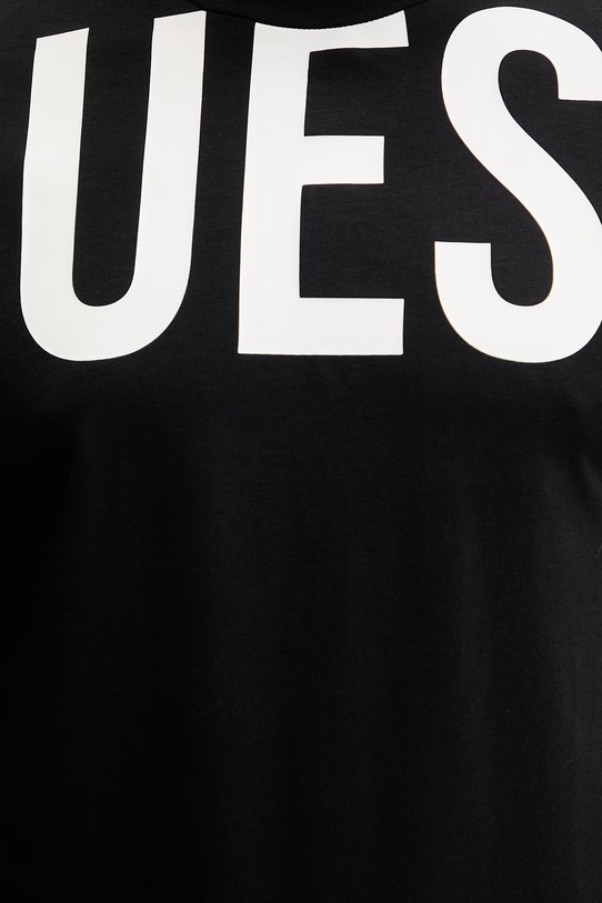 Guess t-shirt męski bawełniany czarny F6GI01.J1314