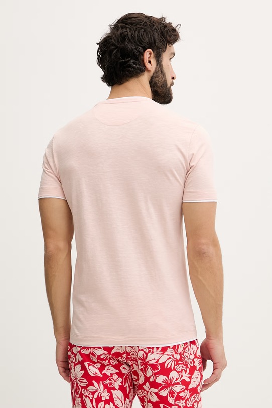 Guess tričko pánske bavlnené F6GI06.K6XN4 ružová SS26