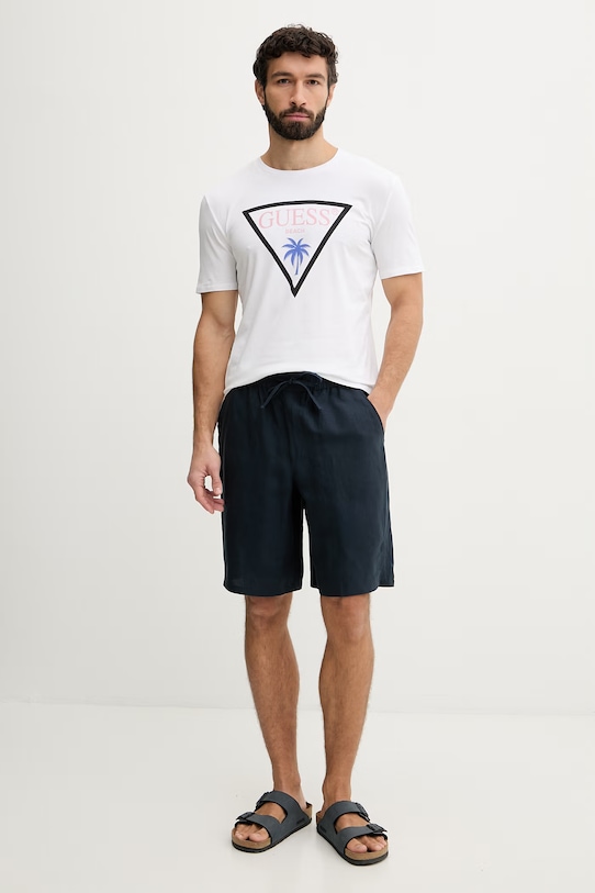 Guess t-shirt Ανδρικό F6GI09.J1314 λευκό SS26