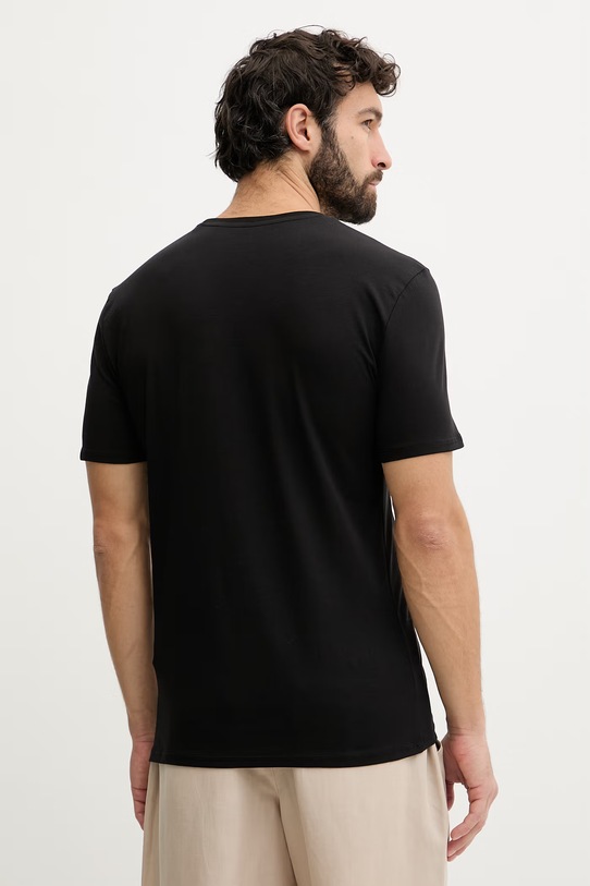 Ρούχα Guess t-shirt ανδρικό F6GI09.J1314 μαύρο