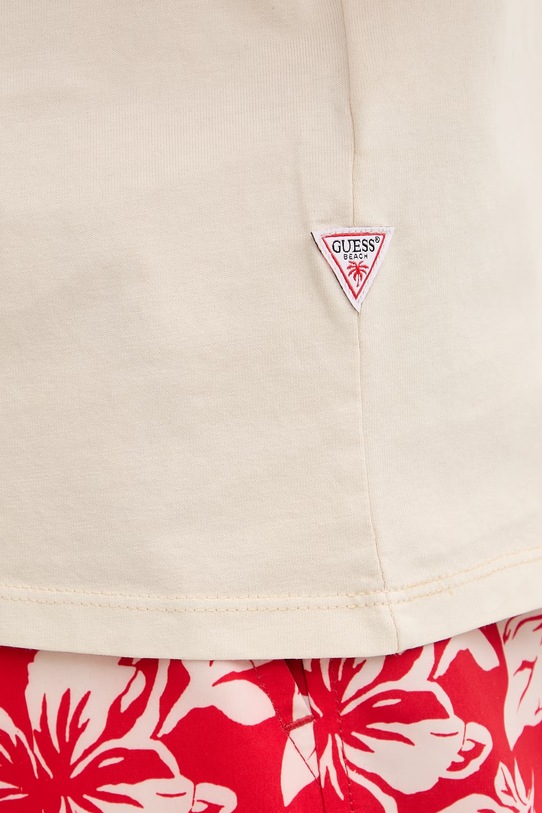 Guess tričko pánske bavlnené béžová F6GI10.KA260