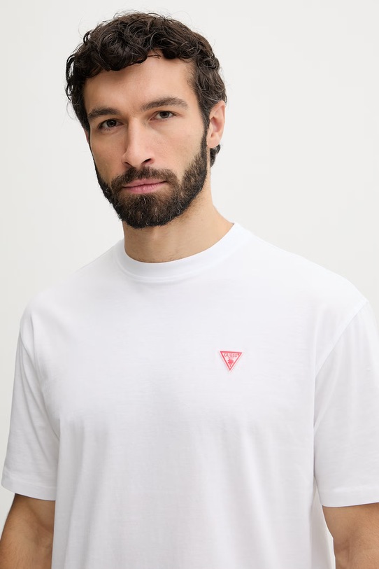 Guess pánsky bavlnený biela F6GI11.K8HM4