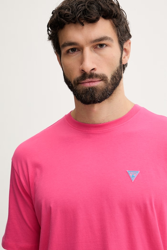 Guess pánske bavlnené ružová F6GI11.K8HM4