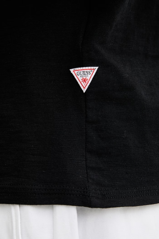 Guess T-shirt ανδρικό βαμβακερό F6GI12.K6XN4 μαύρο