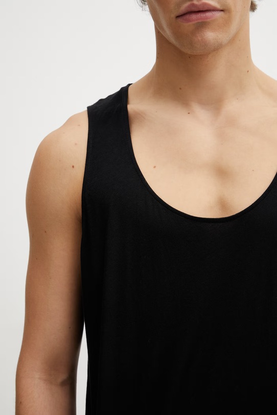 Our Legacy Athletic t-shirt męski bawełniany czarny M2266AR