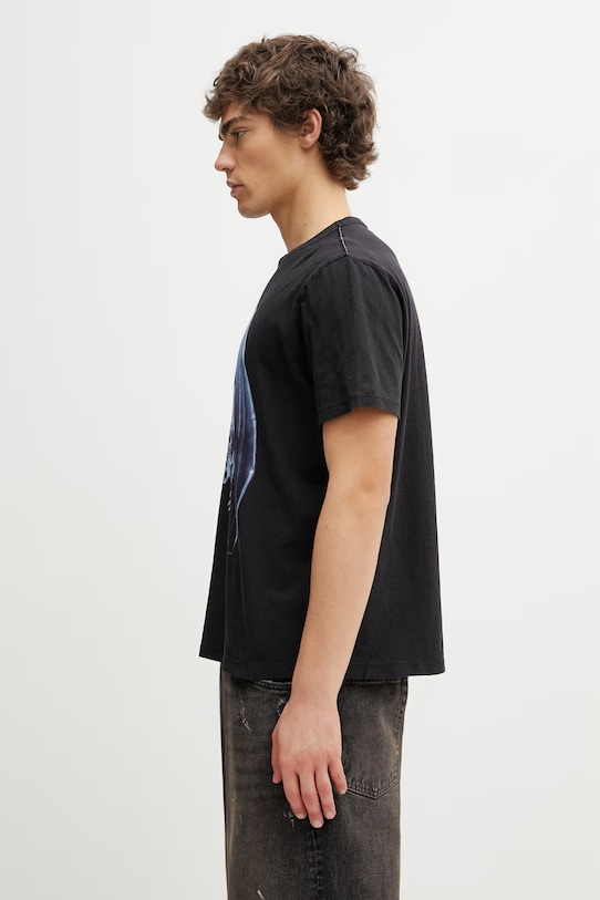 Our Legacy t-shirt męski bawełniany New Box M2266NF czarny SS26