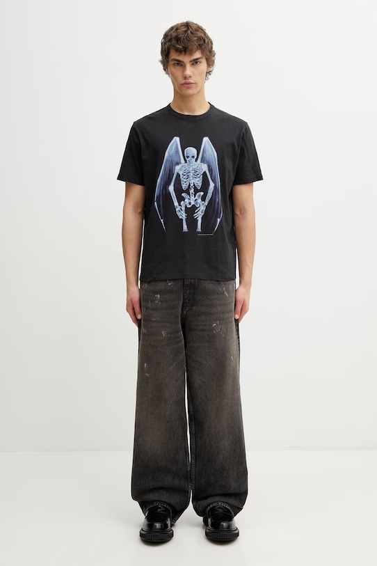 Our Legacy t-shirt męski bawełniany New Box M2266NF czarny