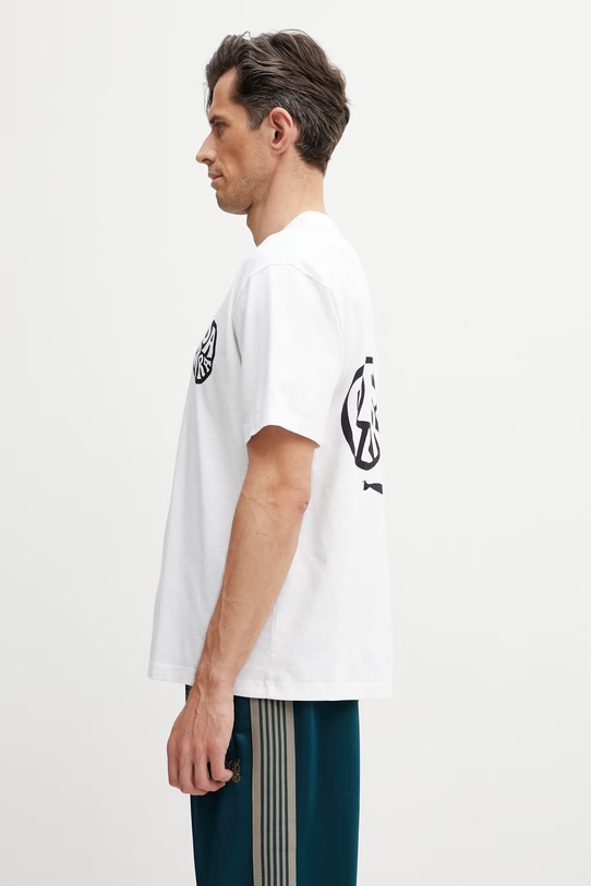 by Parra Play ball T-shirt bawełniany męski 55270 biały SS26