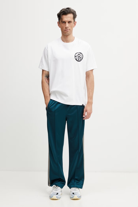 by Parra Play ball T-shirt bawełniany męski 55270 biały