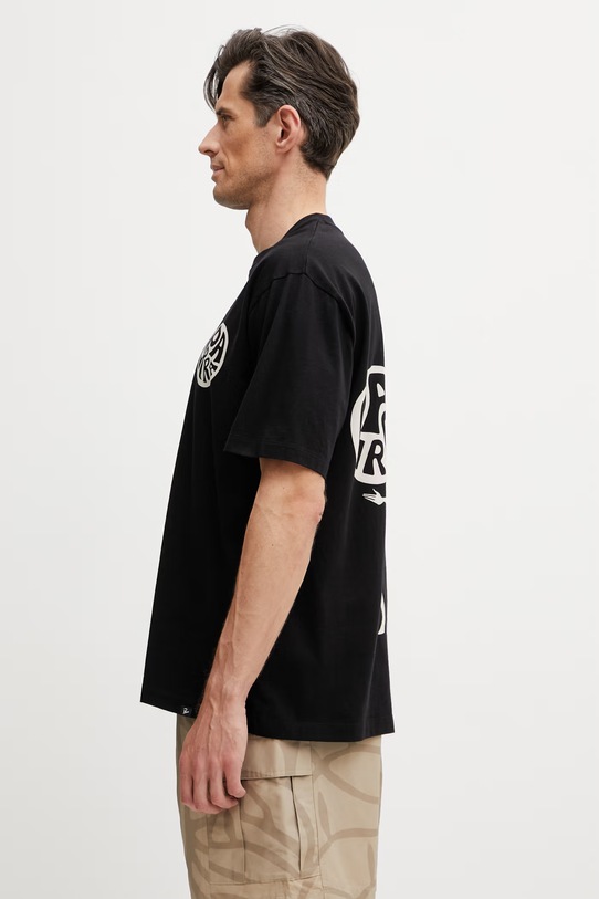 by Parra Play ball T-shirt bawełniany męski 55272 czarny SS26