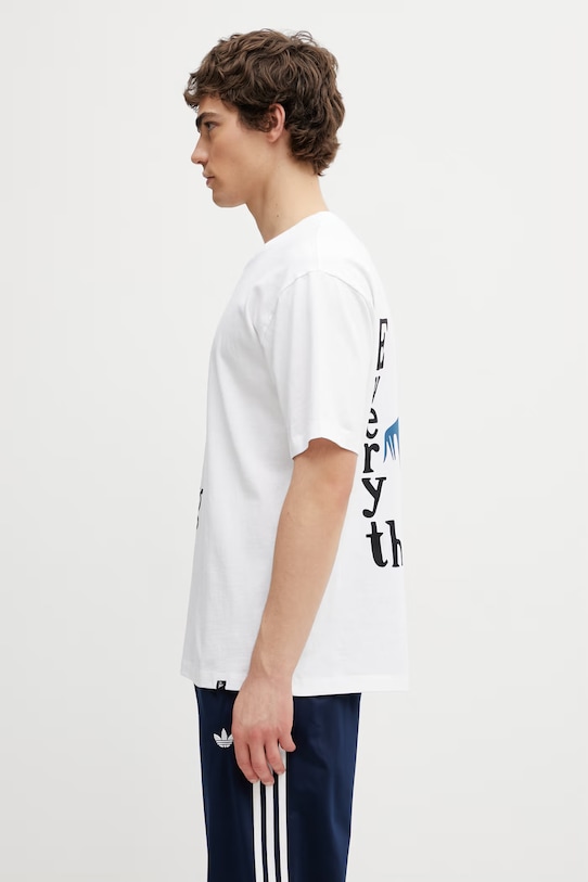 by Parra Everything T-shirt męski bawełniany 55280 biały SS26