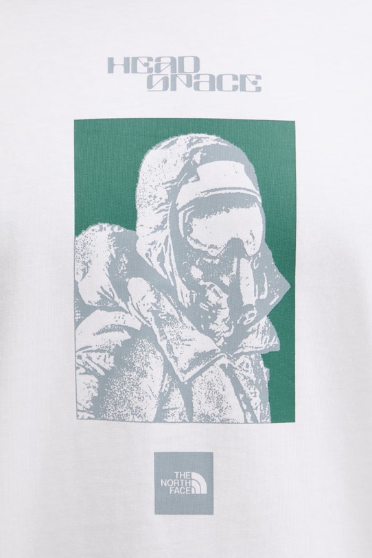 The North Face t-shirt męski bawełniany EXPLORER RELAXED NF0A8G9MFN41 biały