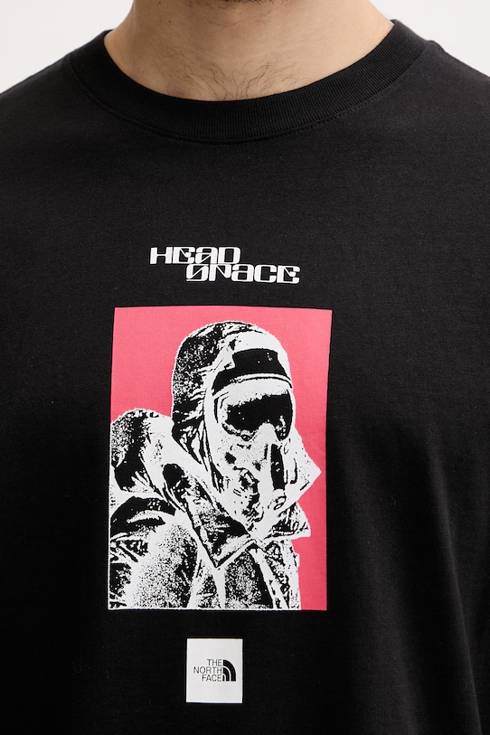 The North Face t-shirt męski bawełniany EXPLORER RELAXED NF0A8G9MJK31 czarny