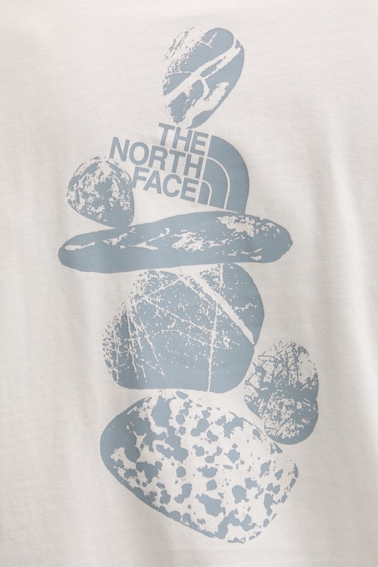 The North Face t-shirt męski bawełniany STONES RELAXED NF0A8G9RQLI1 beżowy