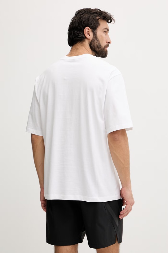 Odzież The North Face t-shirt męski bawełniany LIQUID LOGO NF0A8G9UFN41 biały