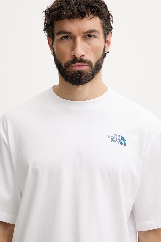 The North Face t-shirt męski bawełniany Liquid biały NF0A8G9WFN41