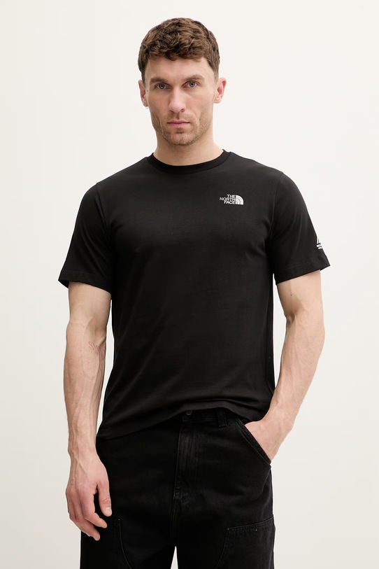 The North Face t-shirt męski bawełniany GRAPHIC czarny NF0A8GA4JK31