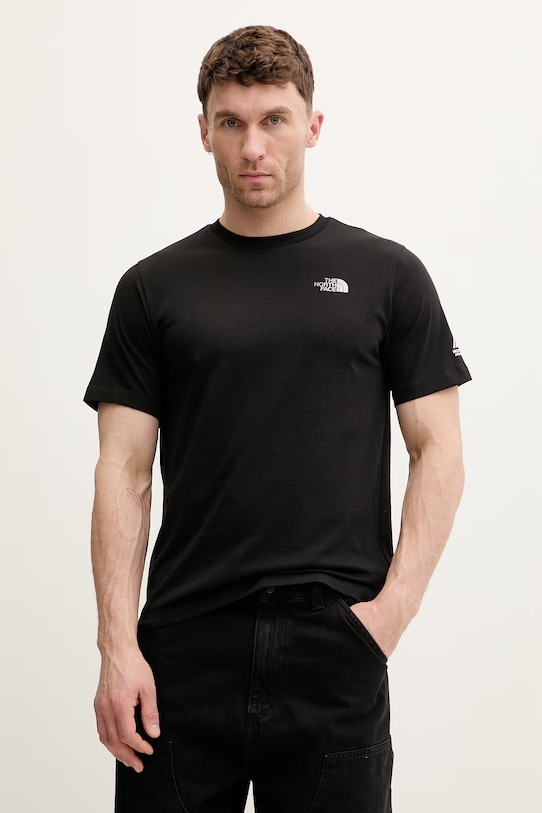 The North Face t-shirt męski bawełniany GRAPHIC czarny NF0A8GA4JK31