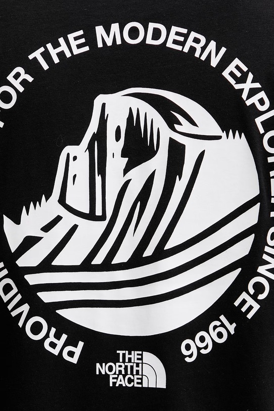 The North Face t-shirt męski bawełniany MONTE NF0A8GA7JK31 czarny