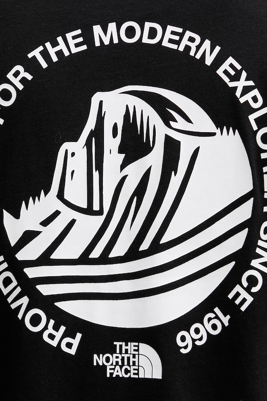 The North Face t-shirt męski bawełniany MONTE NF0A8GA7JK31 czarny