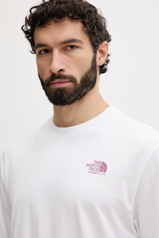 The North Face t-shirt męski bawełniany PLANT & FLORA biały NF0A8GB3FN41