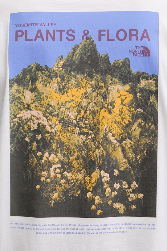 The North Face t-shirt męski bawełniany PLANT & FLORA NF0A8GB3FN41 biały