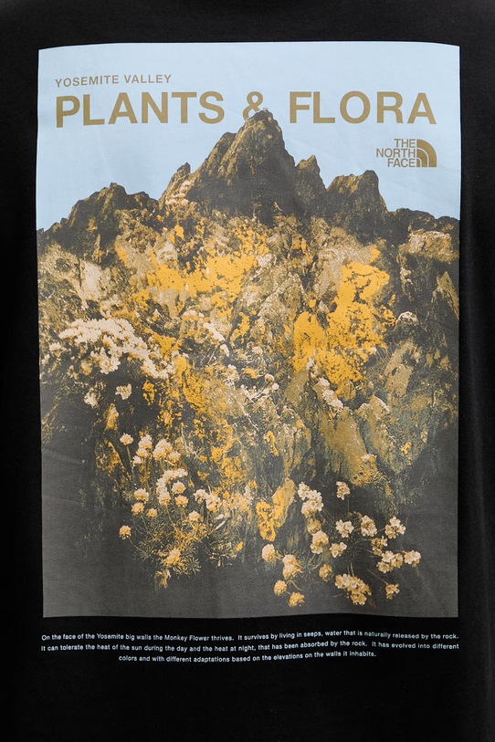 The North Face t-shirt męski bawełniany PLANT & FLORA NF0A8GB3JK31 czarny