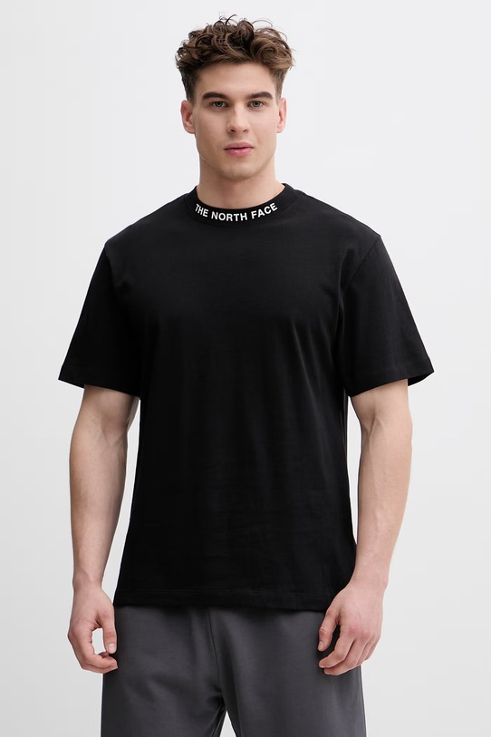 Odzież The North Face t-shirt męski bawełniany ZUMU NF0A8GUYJK31 czarny