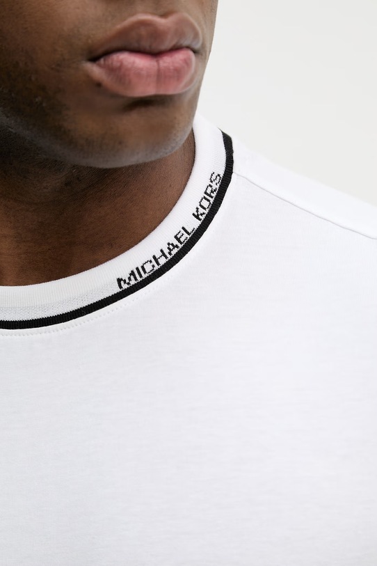 Bavlněné tričko Michael Kors CS652SN19P bílá