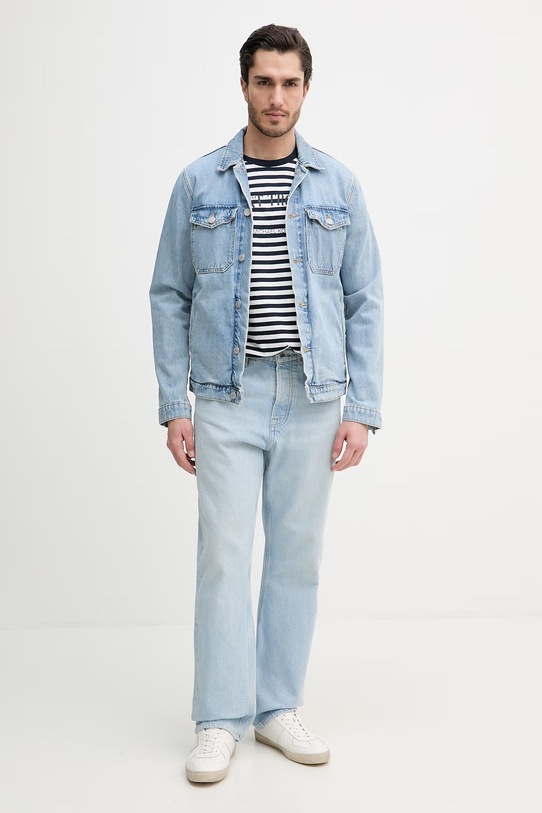 Michael Kors t-shirt bawełniany CS652Y8FV4 granatowy SS26