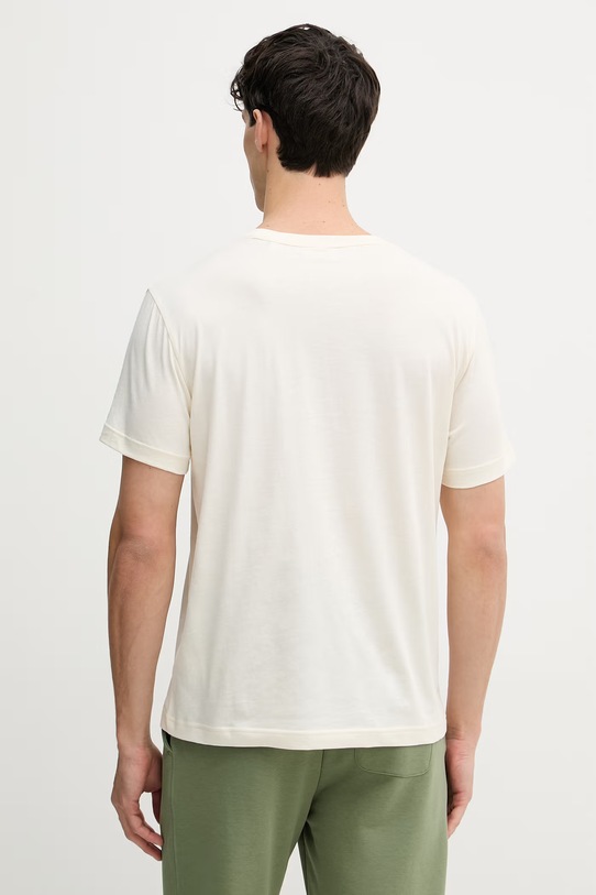 Gant t-shirt męski bawełniany 2003402 beżowy SS26