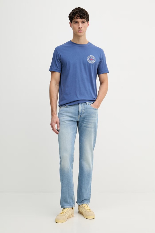 Gant t-shirt męski bawełniany 2003402 niebieski SS26