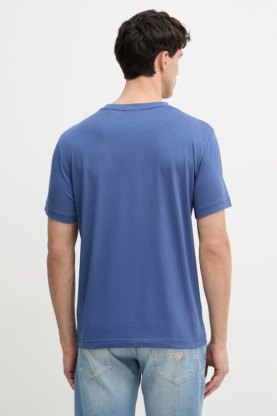 Odzież Gant t-shirt męski bawełniany 2003402 niebieski