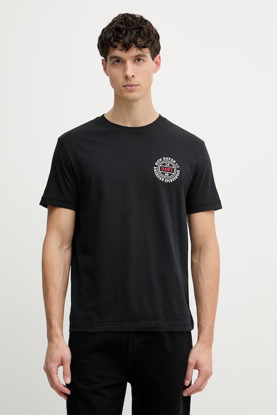 Gant t-shirt męski bawełniany czarny 2003402