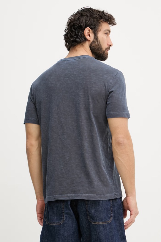 Odzież Gant T-shirt męski bawełniany 2003410 granatowy