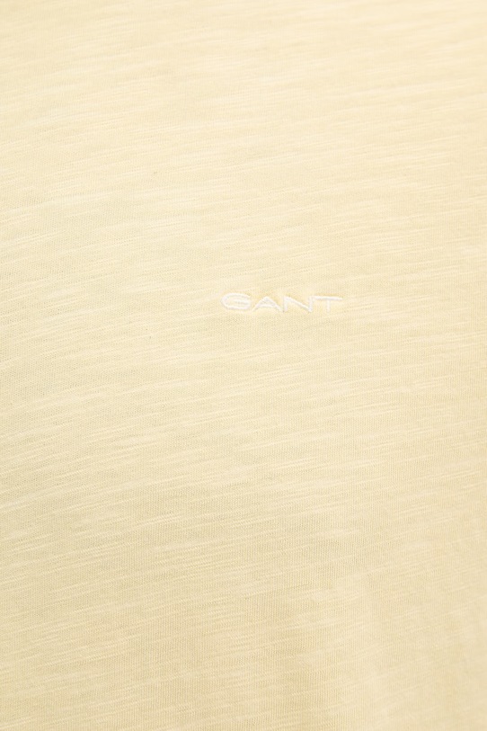 Gant T-shirt basic męski bawełniany 2003419 żółty
