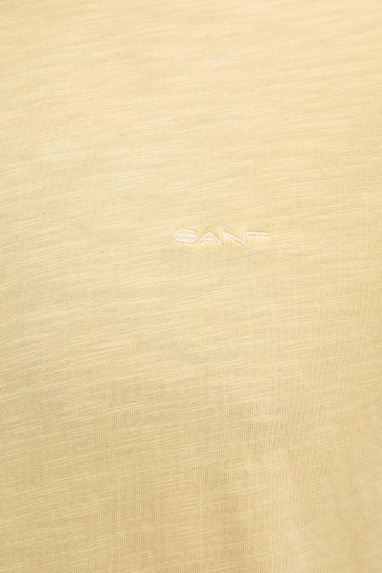 Gant ανδρικό βαμβακερό basic t-shirt 2003419 κίτρινο