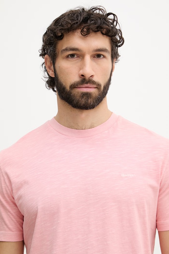 Gant tricou basic bărbătesc din bumbac roz 2003419