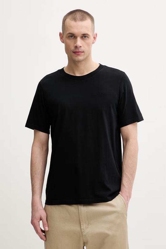 Peak Performance t-shirt męski bawełniany Original Small Logo czarny G81142